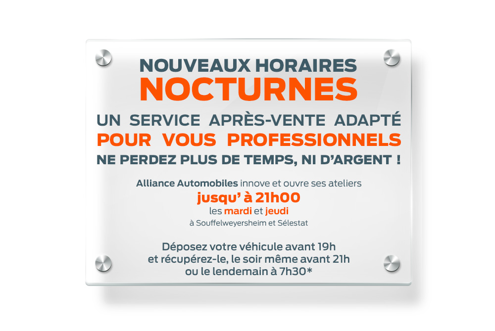 Nouveaux horaires nocturnes